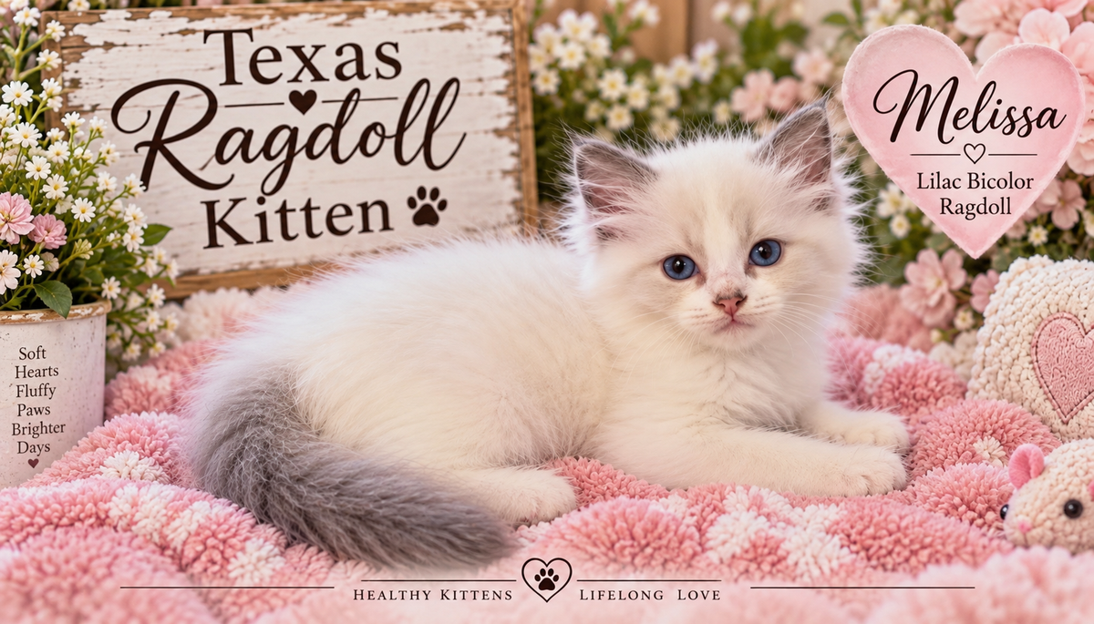 Hold Your Kitten | $200 Deposit | Texas Ragdoll Kittens