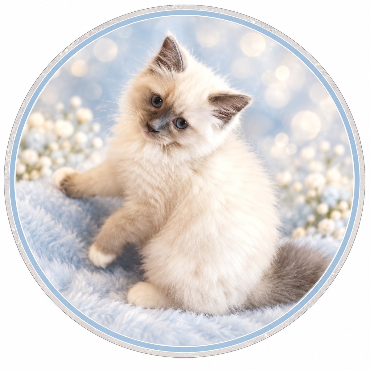 Texas Ragdoll Kittens Fridge Magnet | Ragdoll Cat Magnet